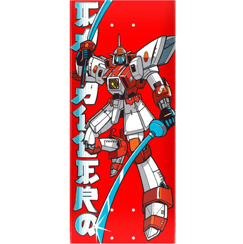 Powell Peralta Caballero Gundam Skateboard Deck Red 8.25"