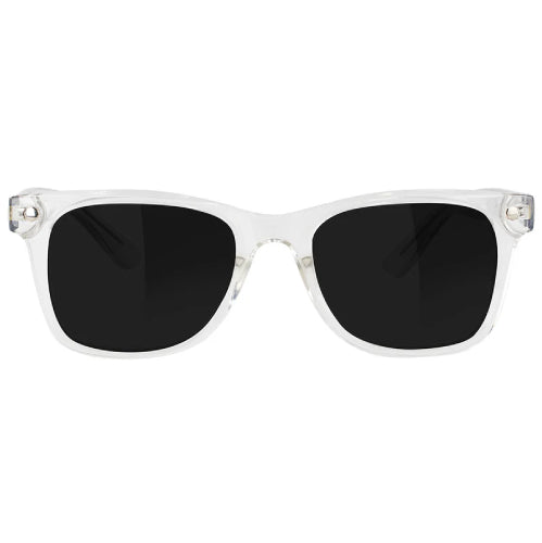 Glassy Harper Premium Polarized Sunglasses - Clear/Black