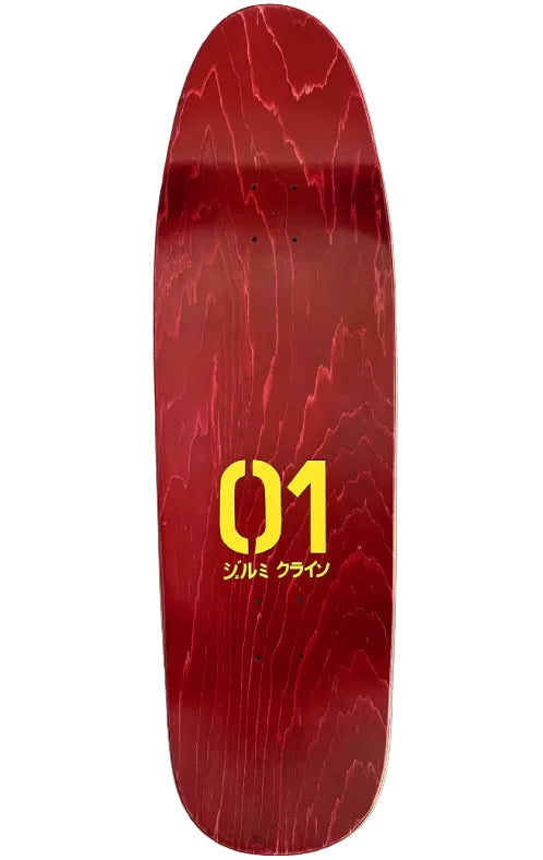 Hook-Ups Jeremy Klein Hatsune Skateboard Deck Purple 9.5" full bottom