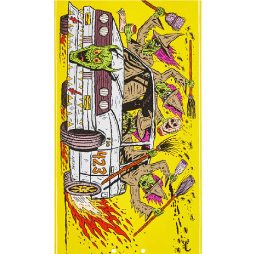 Deathwish Hayes Deathwitch Trials Skateboard Deck 8.25"