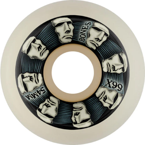 Bones X-Formula V5 Sidecut Head Rush Skateboard Wheels 54MM 99A