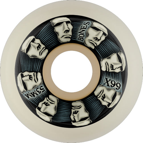 Bones X-Formula V5 Sidecut Head Rush Skateboard Wheels 53MM 99A