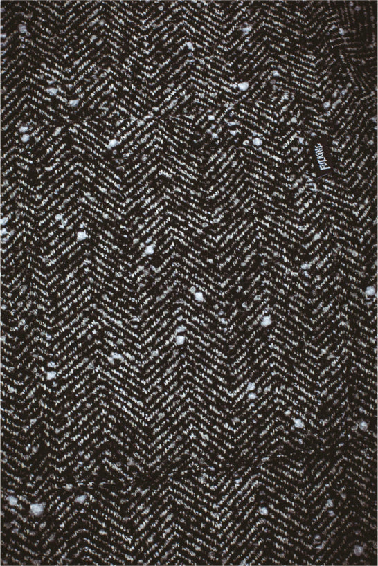 FA Herringbone Heavyweight Flannel Overshirt - Black
