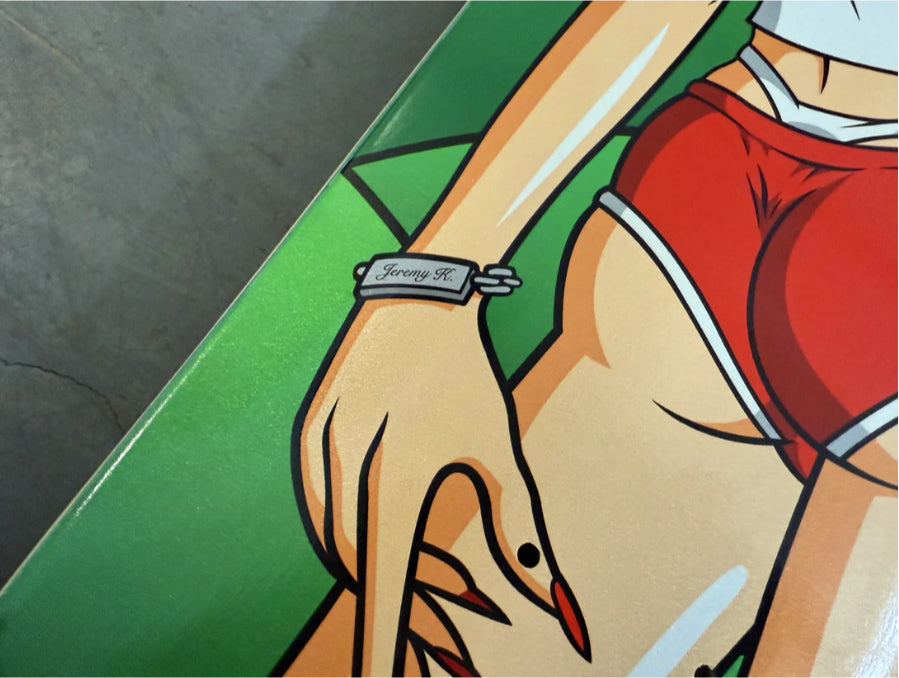 Hook-Ups Hitchhiking Sakura Skateboard Deck 8.25" bracelet