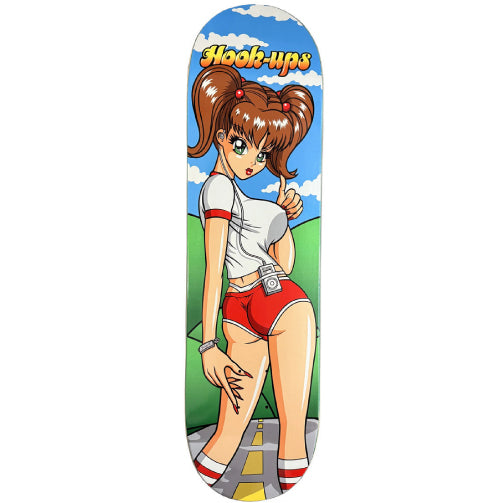 Hook-Ups Hitchhiking Sakura Skateboard Deck 8.25" stock