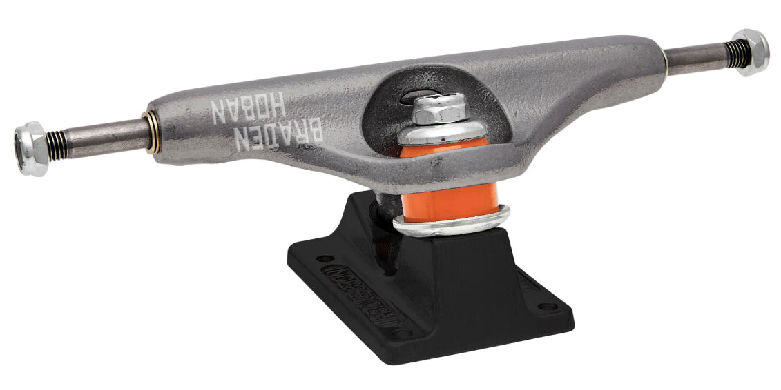 Independent Stage 11 Hollow Hoban Silver/Black Trucks (Set of 2) kingpin