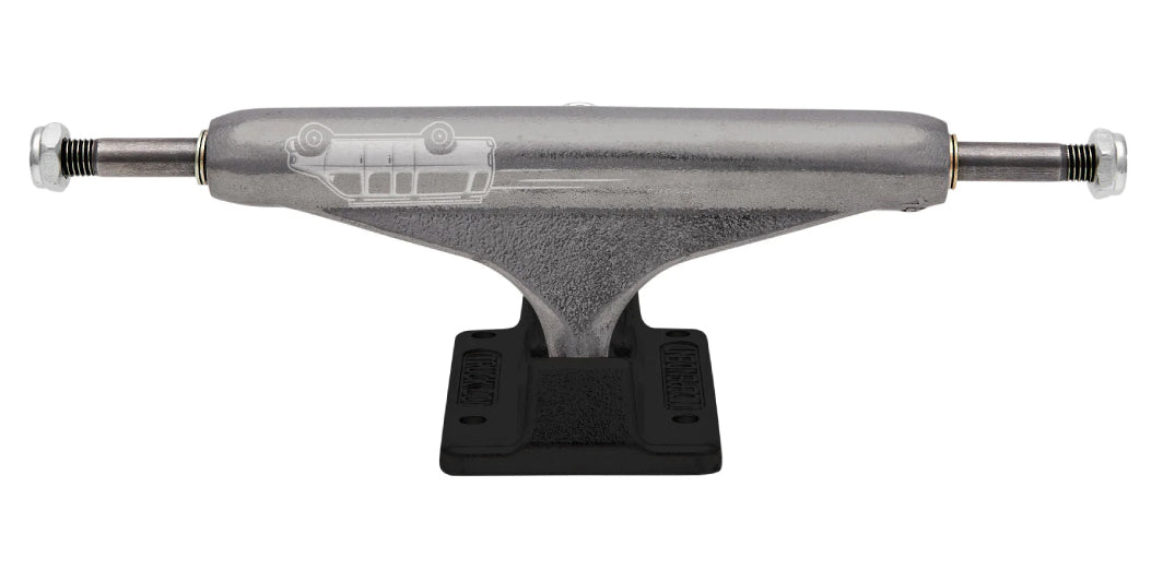Independent Stage 11 Hollow Hoban Silver/Black Trucks (Set of 2) front