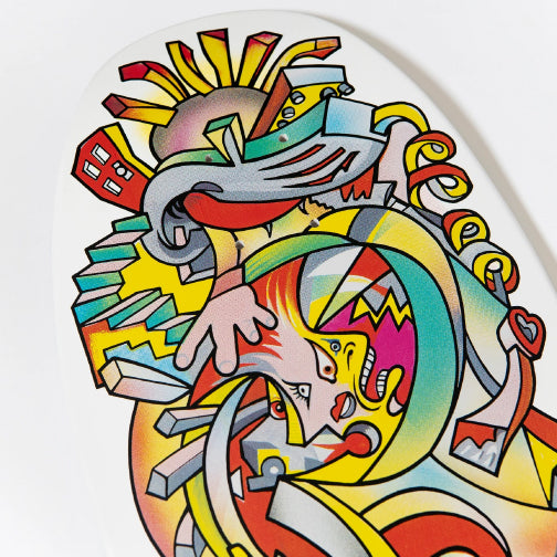 Santa Cruz Hosoi Picasso Shaped Reissue Skateboard Deck 10.26"