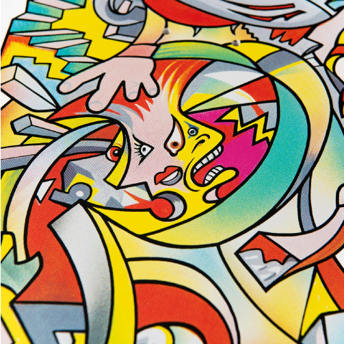 Santa Cruz Hosoi Picasso Shaped Reissue Skateboard Deck 10.26"