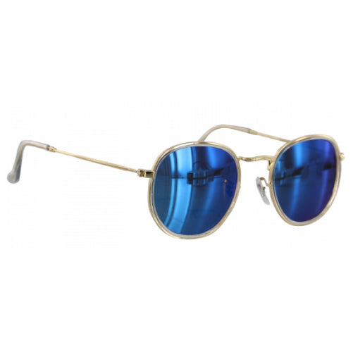 Glassy Hudson Polarized Sunglasses - Clear/Blue Mirror