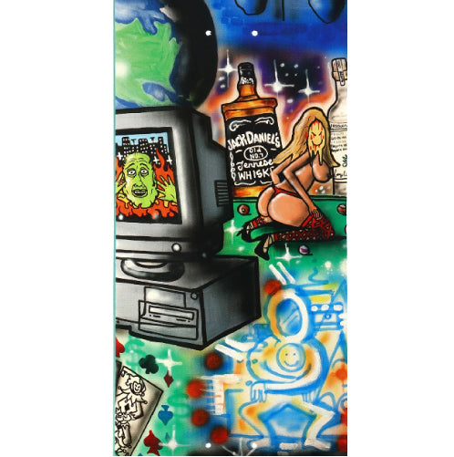 Baker Allen Hummus Skateboard Deck 8.38"