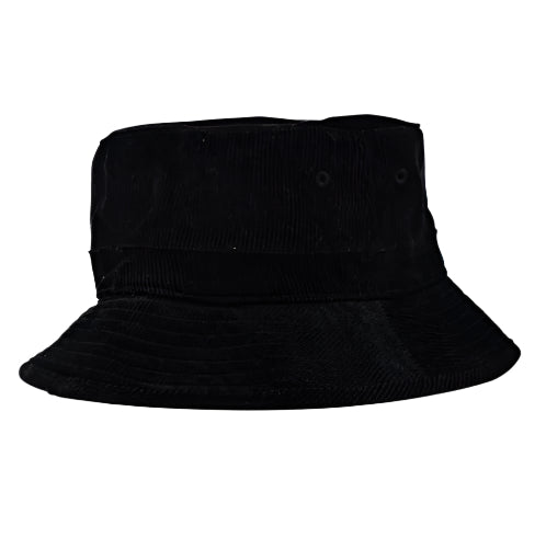 Fallen Hunter Bucket Hat - Black/Black Corduroy