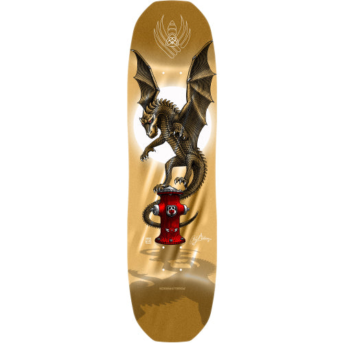 Powell Peralta Andy Anderson Hydrant Vajra Flight Skateboard Deck Gold 8.4"