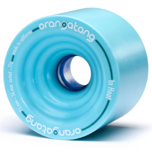 Orangatang In Heat Wheels Blue 75MM 77A