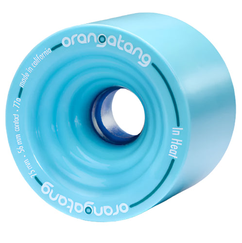 Orangatang In Heat Wheels Blue 75MM 77A