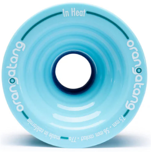 Orangatang In Heat Wheels Blue 75MM 77A