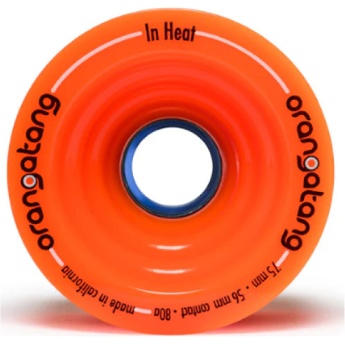 Orangatang In Heat Wheels Orange 75MM 80A