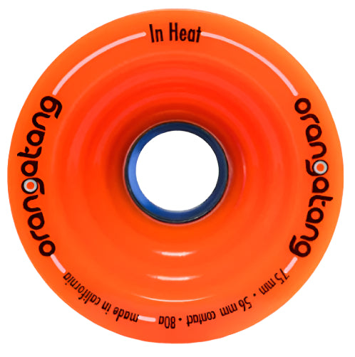 Orangatang In Heat Wheels Orange 75MM 80A