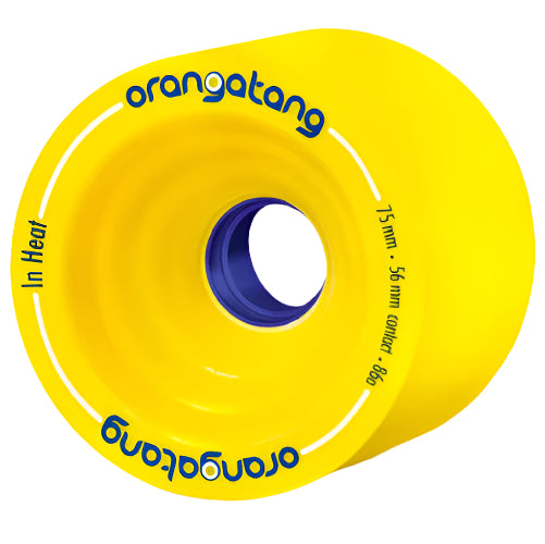 Orangatang In Heat Wheels Yellow 75MM 86A