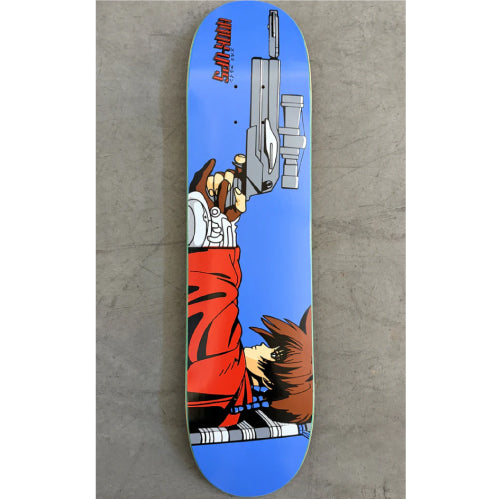 Hook-Ups 30 Years Iria Hunter Skateboard Deck 7.5" blue jk