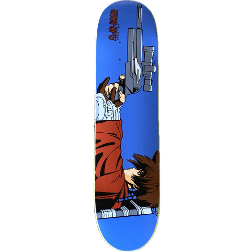 Hook-Ups 30 Years Iria Hunter Skateboard Deck 7.5" blue actual