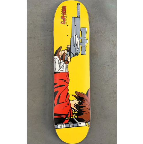 Hook-Ups 30 Years Iria Hunter Skateboard Deck 7.5" yellow jk