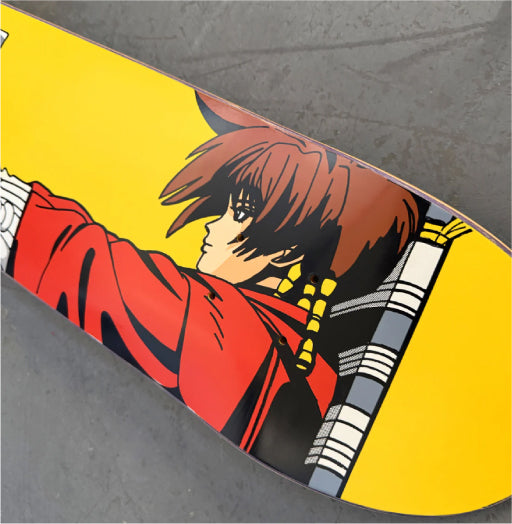 Hook-Ups 30 Years Iria Hunter Skateboard Deck 7.5" yellow tail