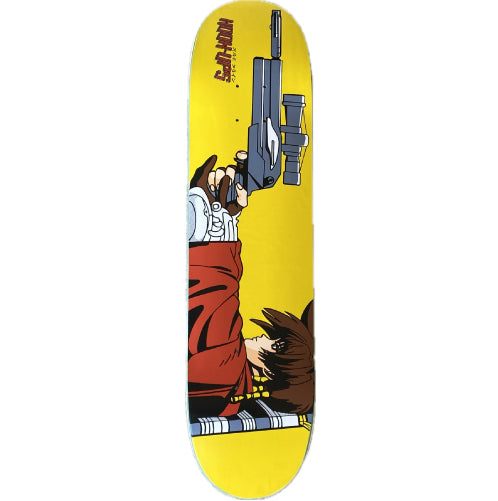 Hook-Ups 30 Years Iria Hunter Skateboard Deck 7.5" yellow actual