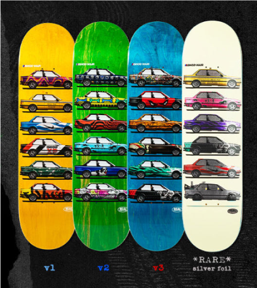 Real Ishod SSD25 Custom BLIND BAG Skateboard Deck 8.25"
