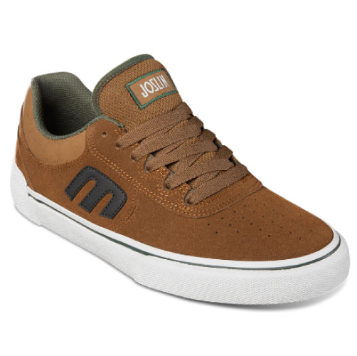 Etnies Joslin Vulc Skateboarding Shoe - Brown/Green