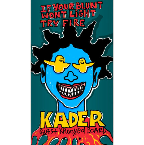 Krooked Kader Guest Skateboard Deck 8.5"