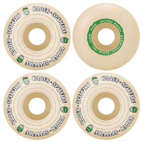 Spitfire F4 Kader Puffs Radial Full Wheels Natural 56MM 99D