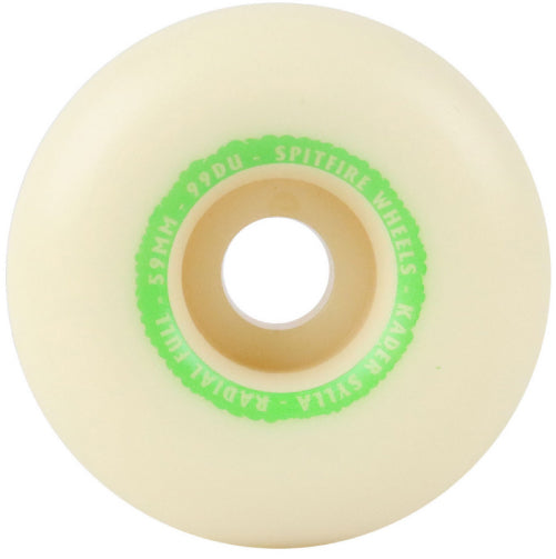Spitfire F4 Radial Full Kader Puffs Wheels Natural 59MM 99D