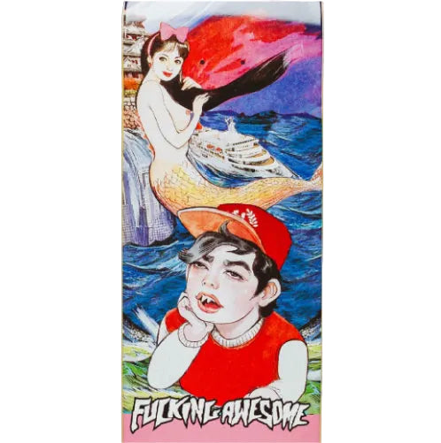Fucking Awesome Mackey Kamakura Skateboard Deck 8.25" graphic