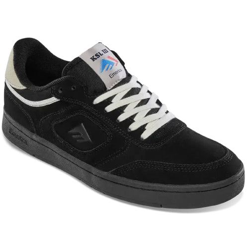 Emerica KSL III Skate Shoe - Black/Black profile