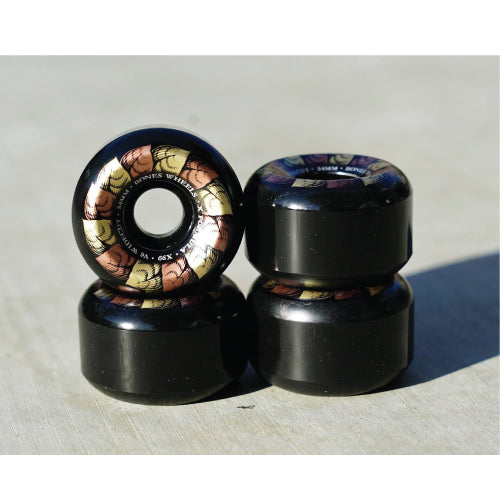 Bones X-Formula V6 Leaving Wide-cut Black Wheels 54MM 99A