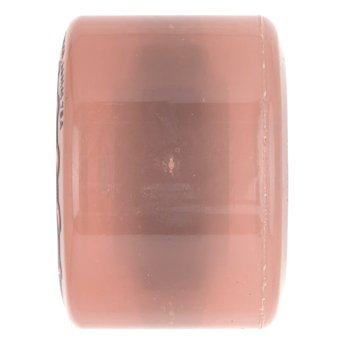 Santa Cruz *Light Ups* OG Slime Balls Skateboard Wheels Transparent Pink 66MM 78A side