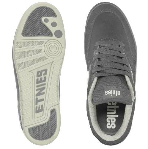Etnies Loot Skate Shoe - Dark Grey top bottom