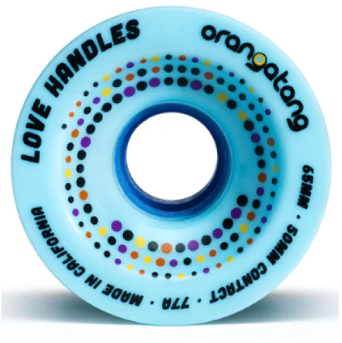 Orangatang Love Handles Wheels Blue 65MM 77A
