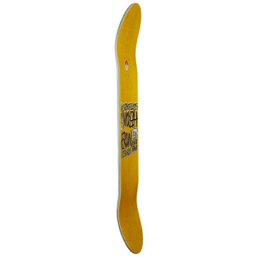 Heroin Yankou Axe Skeletons Symmetrical Skateboard Deck 8.25"