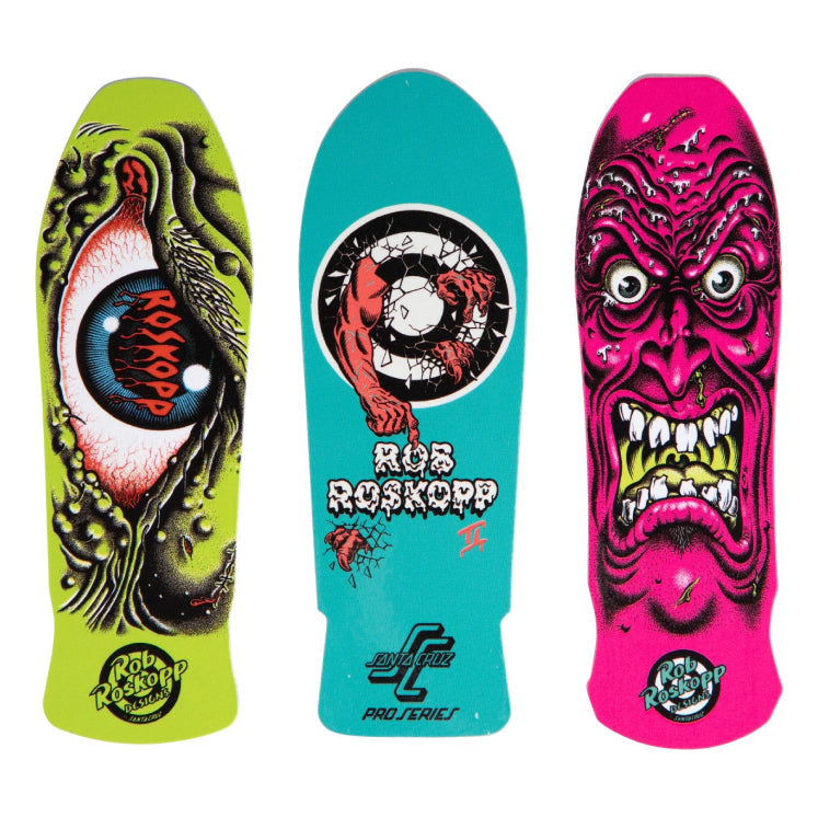 Santa Cruz Roskopp Series Collectible Magnet Set 3 Pack detail