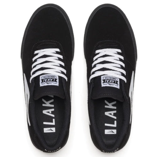 Lakai Manchester Skateboarding Shoe - Black Suede