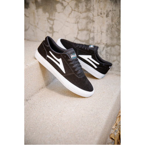 Lakai Manchester Skate Shoe - Black Suede