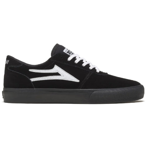 Lakai Manchester Skateboarding Shoe - Black Suede