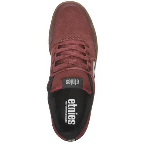Etnies Marana Michelin Skate Shoe - Maroon/Black/White top