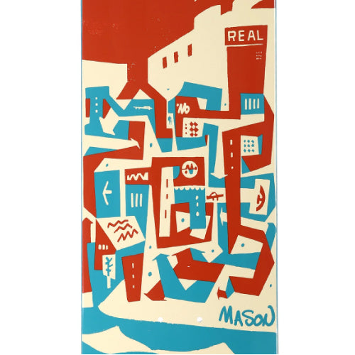 Real Mason X Barneclo Skateboard Deck 8.28"