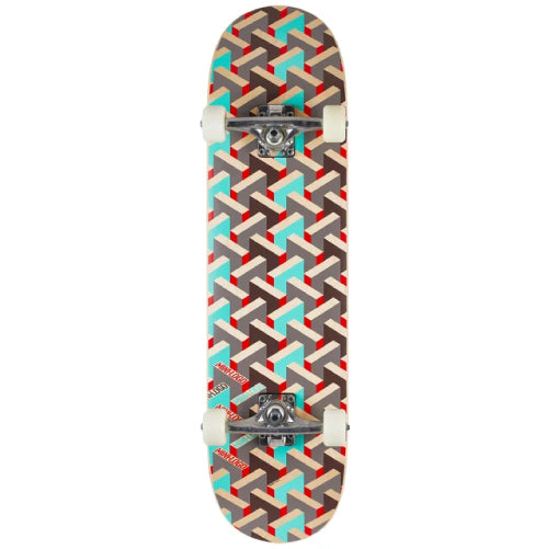 Mini Logo Pattern Maze Complete Skateboard 8.25"