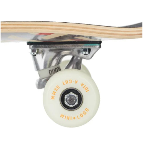 Mini Logo Pattern Maze Complete Skateboard 8.25"