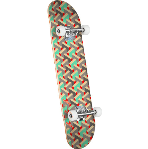 Mini Logo Pattern Maze Complete Skateboard 8.25"
