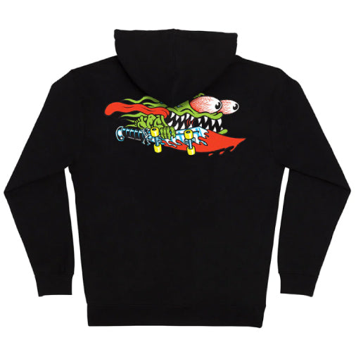 Santa Cruz Meek Slasher Zip Hoodie - Black